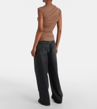 Agolde Ester ruched tank top
