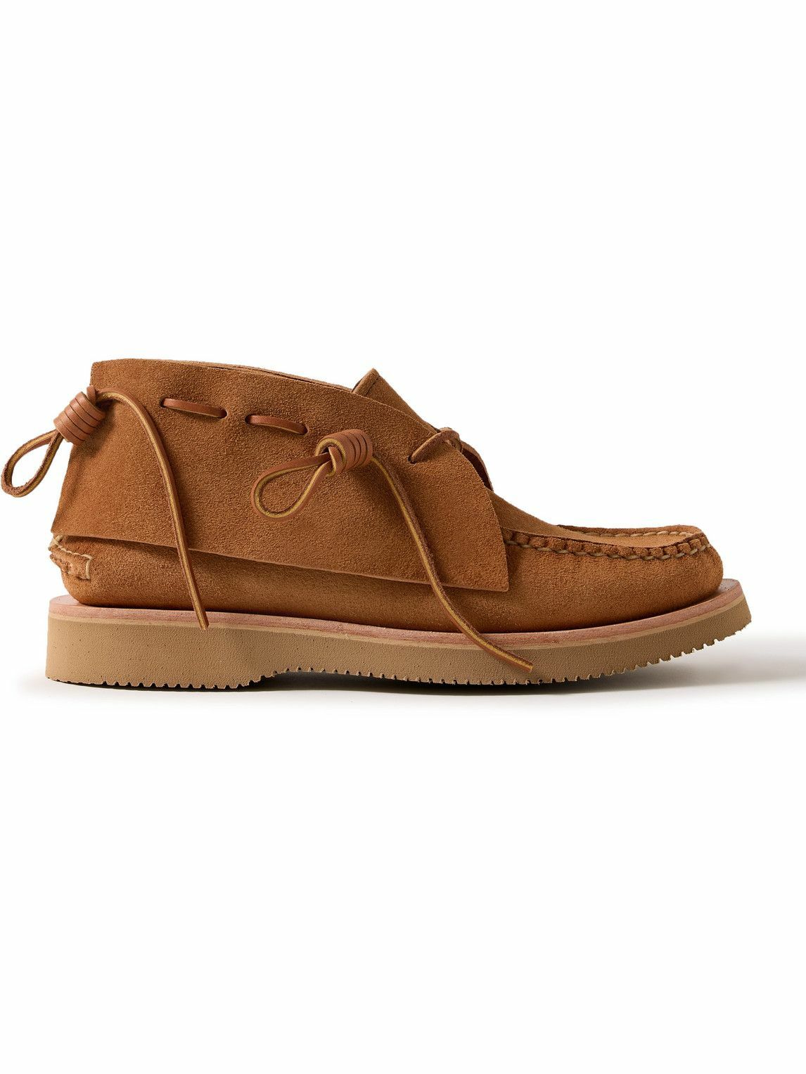 yuk Yuketen - 8 Pig Tails Suede Chukka Boots - Brown Yuketen