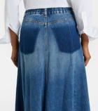 AG Jeans Tula denim maxi skirt