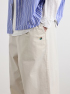 Aimé Leon Dore - Wide-Leg Cotton Trousers - Gray
