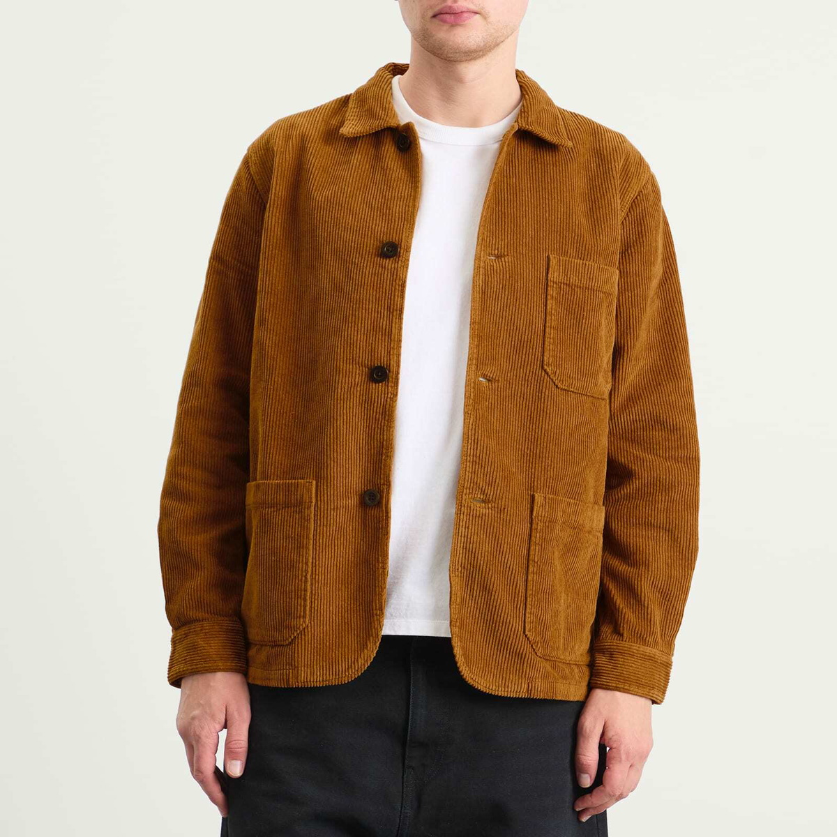 Portuguese Flannel Men's Labura Corduroy Chore Jacket in Autumn Shades