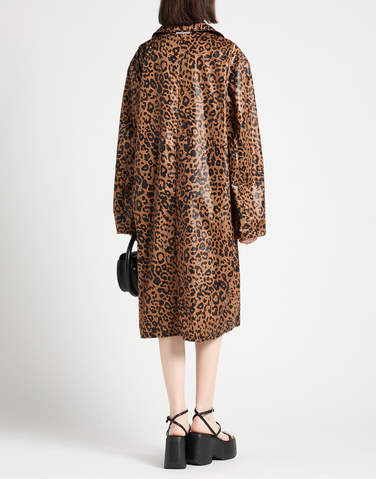 Vetements Womens Overcoat & Trench Coat in Brown