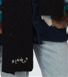 Alanui - Northern Islands wool-blend scarf
