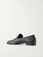 Manolo Blahnik - Truro Full-Grain Leather Loafers - Black