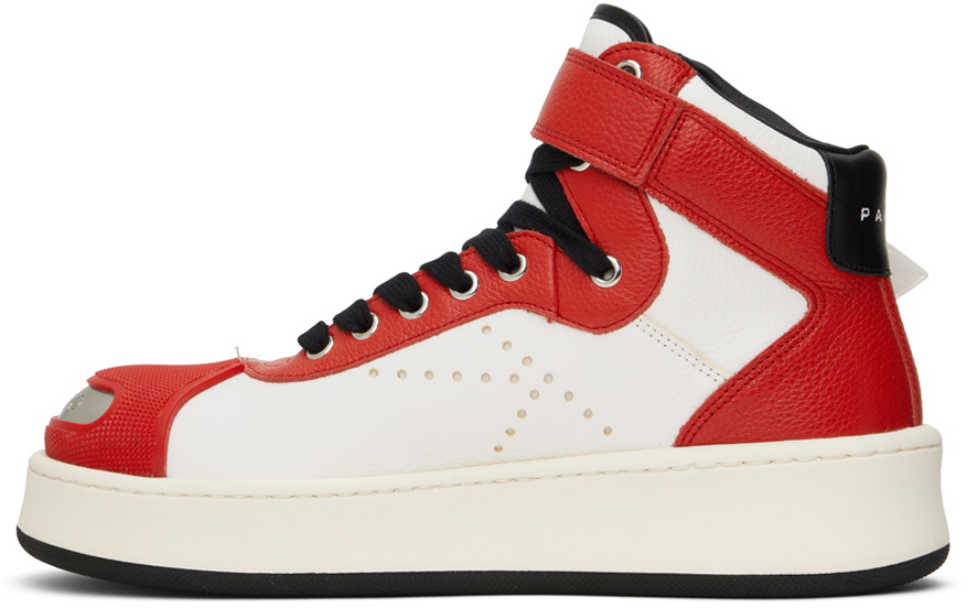 Kenzo Red & White Hoops Trainer Sneakers Kenzo