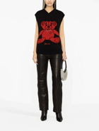 ALESSANDRA RICH - Embroidered Mohair Vest