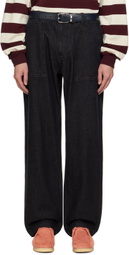 Uniform Bridge Black OG Wide Fatigue Jeans