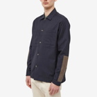 Oliver Spencer Men's Avery Patch Overshirt in Navy
