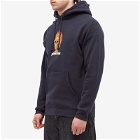 Fucking Awesome Men's Flame Skull Hoody in Navy