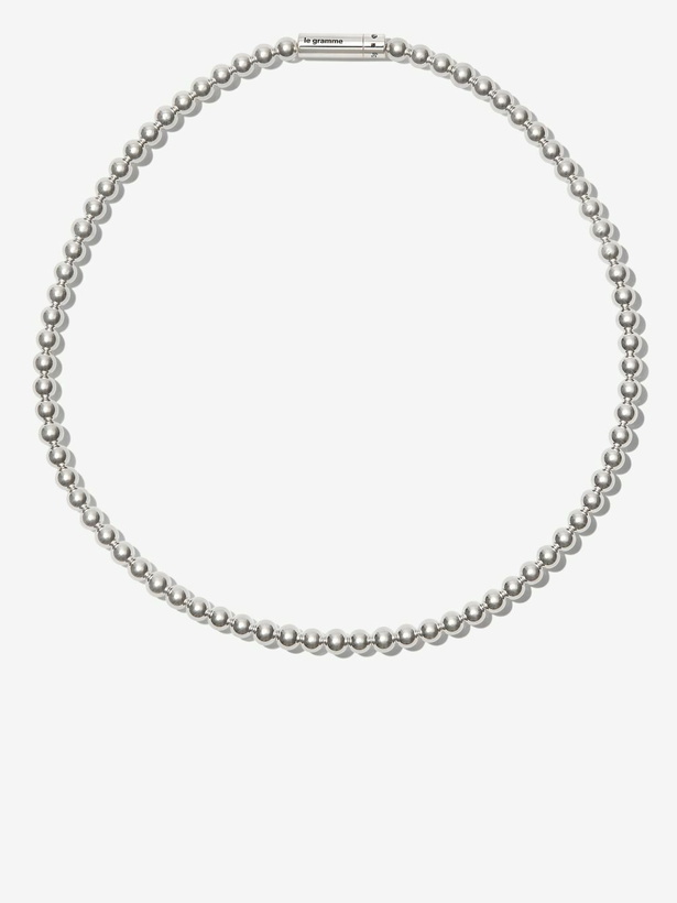 Photo: Le Gramme Sterling Silver Le 51g Polished Bead Necklace