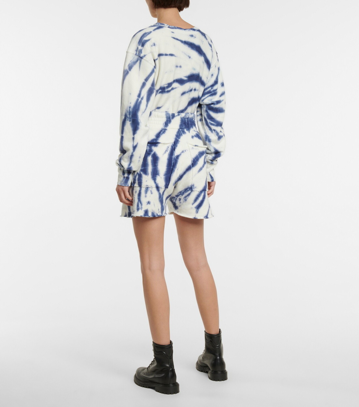 Les Tien - Yacht tie-dye cotton shorts
