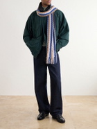 Missoni - Fringe-Trimmed Crochet-Knit Wool-Blend Scarf - Multi