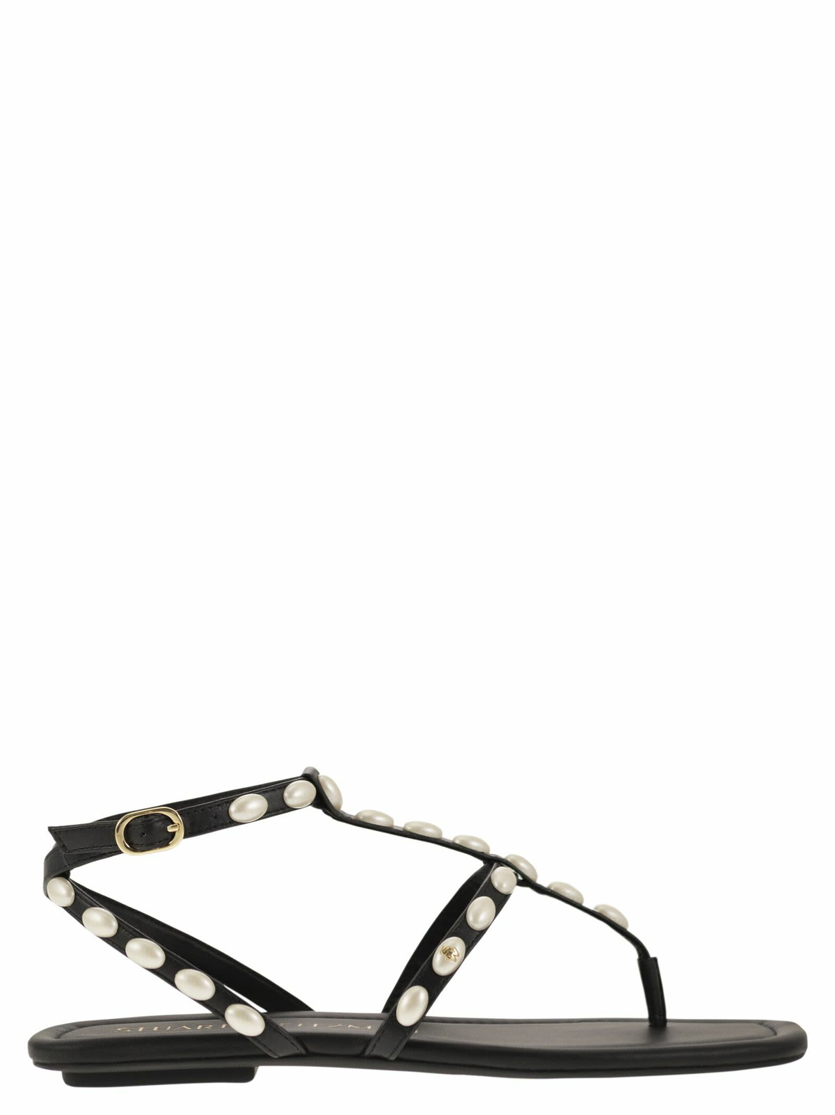 サンダル・ミュール Stuart Weitzman PEARLITA - Thong sandal with pearls Stuart Weitzman Pearlita Flat Sandal (Women) | Nordstromrack