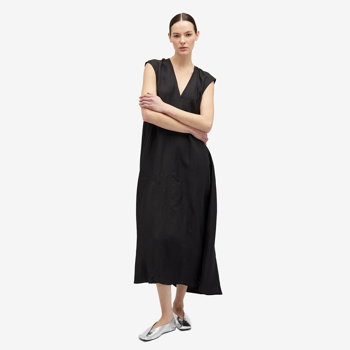 Studio Nicholson Women's Sleeveless Volume Dress in Black