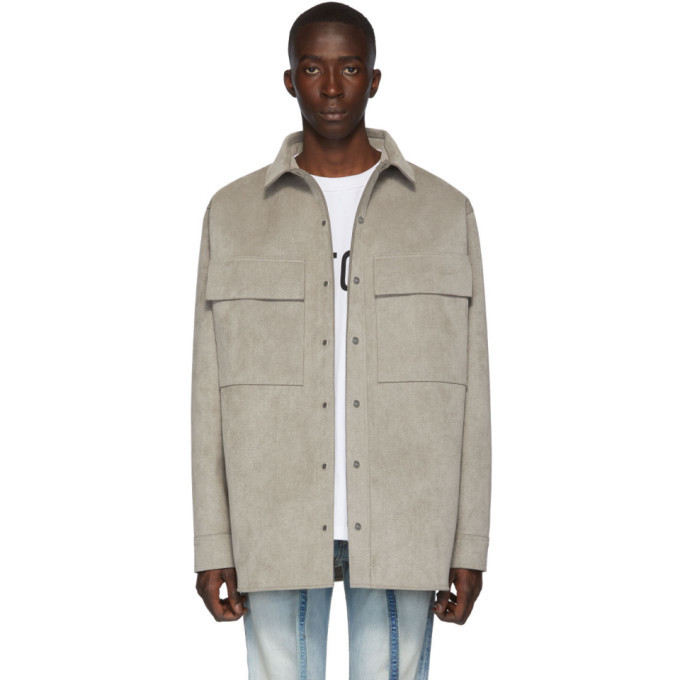 fear of god ultrasuede shirt jacket