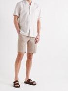 INCOTEX - Cotton-Blend Twill Shorts - Neutrals - IT 46