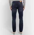 Nudie Jeans - Grim Tim Slim-Fit Organic Stretch-Denim Jeans - Blue