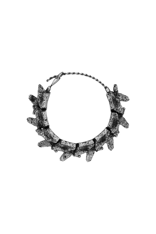Photo: Diesel Silver-tone components bracelet - Bracelets - Unisex - Grey