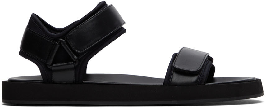 Ankle Hook & Loop Flat Sandals