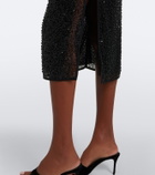 SIR Cassia sequined midi skirt