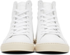 Paul Smith White Painted Stripe Watts Sneakers