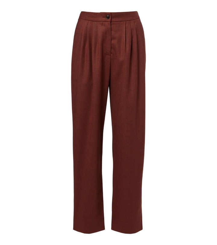 Photo: Blazé Milano Fox wool and cashmere straight pants