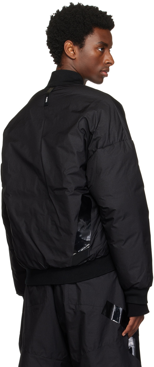 Templa Black Lite Down Bomber Jacket