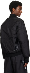 Templa Black Lite Down Bomber Jacket