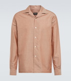 Zegna - Cotton and silk-blend shirt