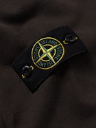 Stone Island - Logo-Appliquéd Cotton-Jersey Sweatshirt - Brown