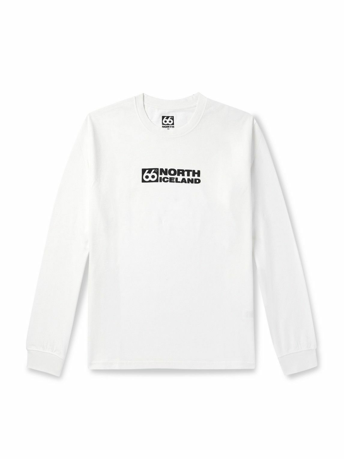 66 North - Borgir Logo-Print Organic Cotton-Jersey T-Shirt - White
