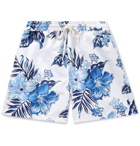 Polo Ralph Lauren - Traveler Mid-Length Printed Swim Shorts - White