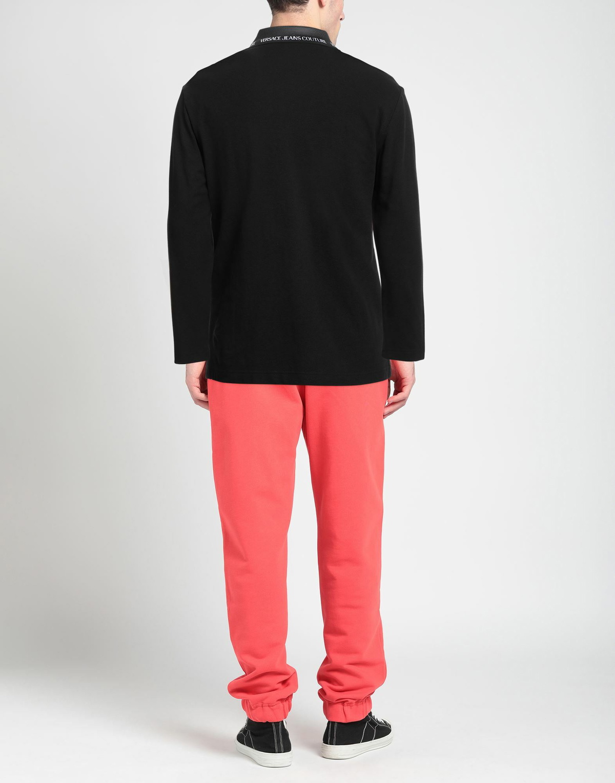 Versace Jeans Couture Mens Polo shirt in Black