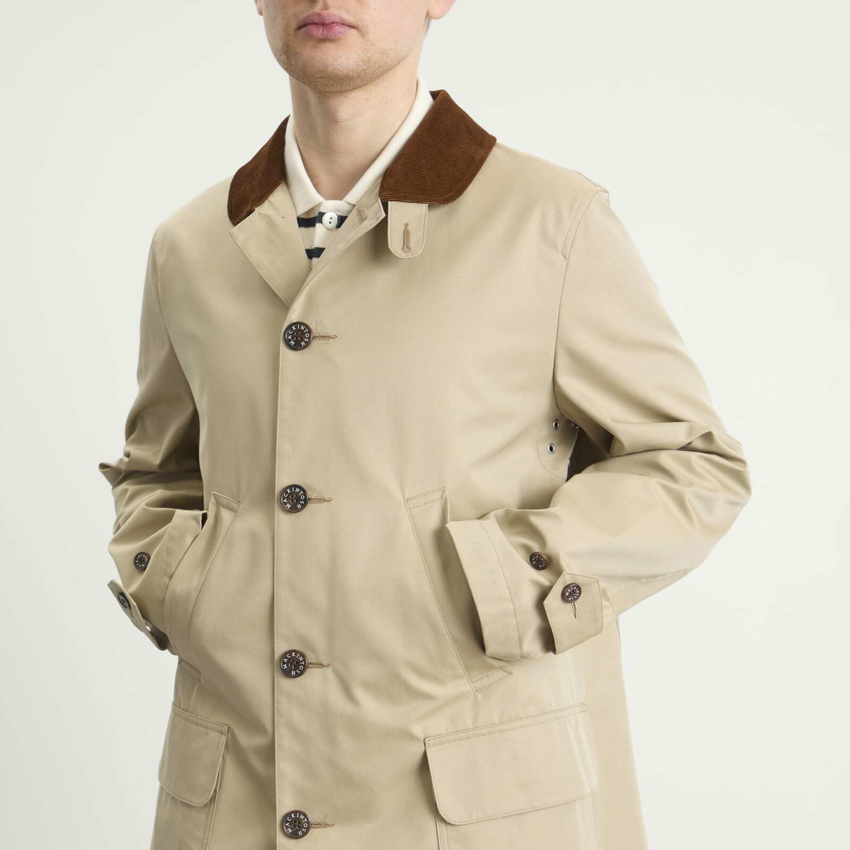 Junya Watanabe MAN Men's Mackintosh Jacket in Beige