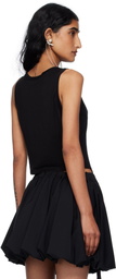 Simone Rocha Black Bow Tail Easy Tank Top