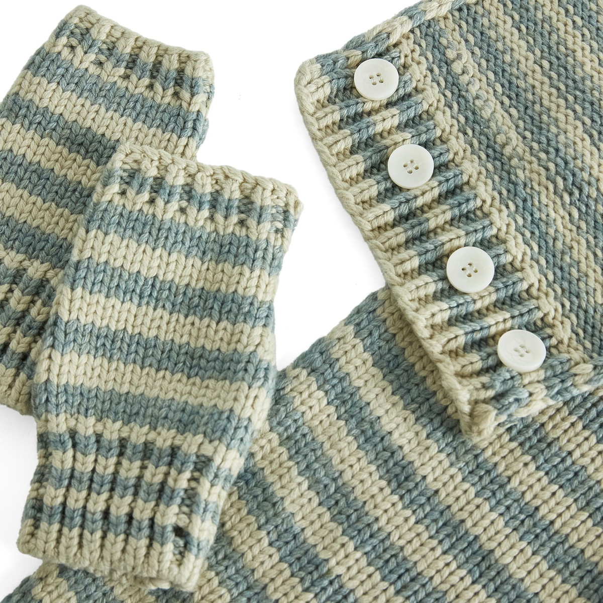 Peachy Den Women's Annie Scarf and Gloves in Stone/Multi 