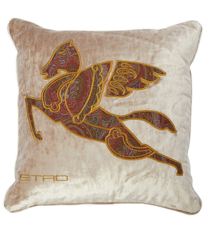 Photo: Etro - Somerset embroidered cushion