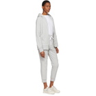 Baja East Grey Logo Moto Lounge Pants