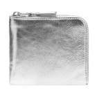 Comme des Garçons SA3100G Wallet in Silver