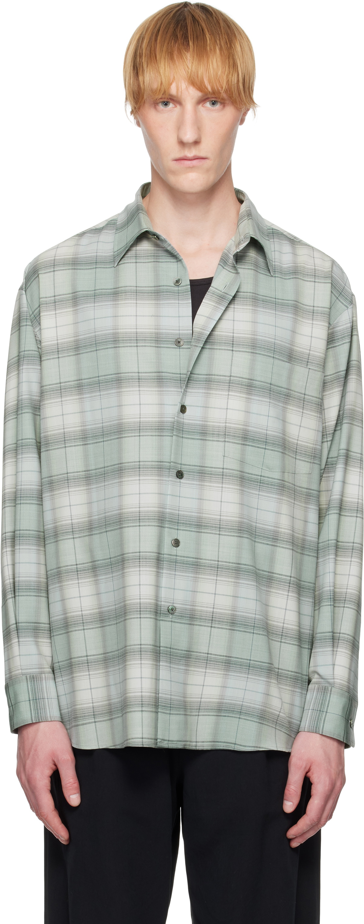 AURALEE Cashmere Jersey Big Shirt Auralee AURALEE Cashmere Jersey Big Shirt Auralee