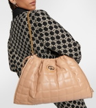 Gucci Deco Large quilted leather shoulder bag