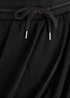 Helmut Lang Bubble Satin Mini Skirt Black