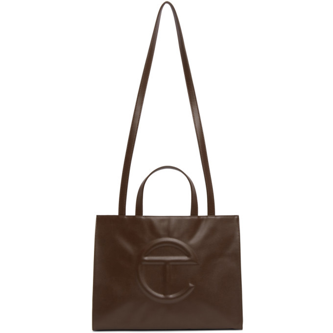 Photo: Telfar Brown Medium Shopper Tote