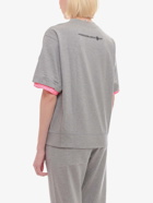 Moncler Grenoble T Shirt Grey   Womens