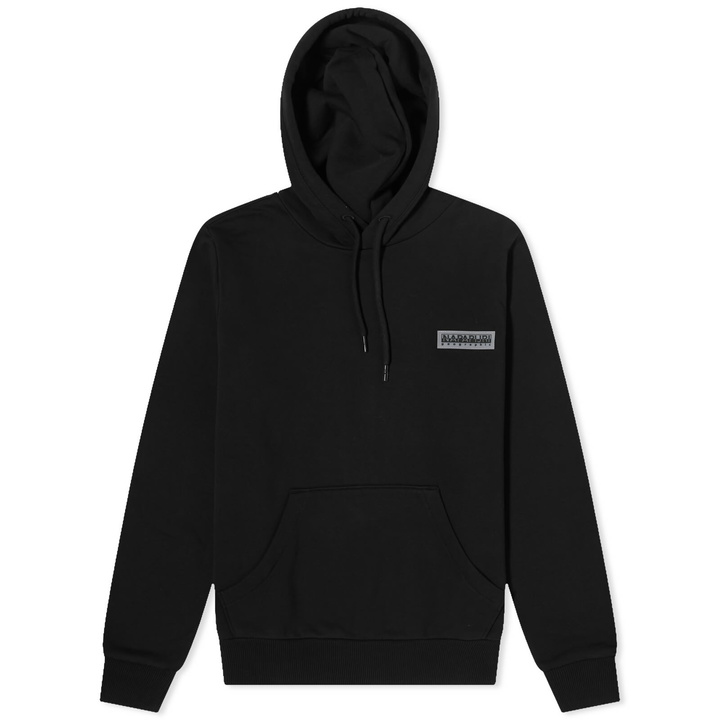 Photo: Napapijri Women's Tonal Logo Hoodie in Black