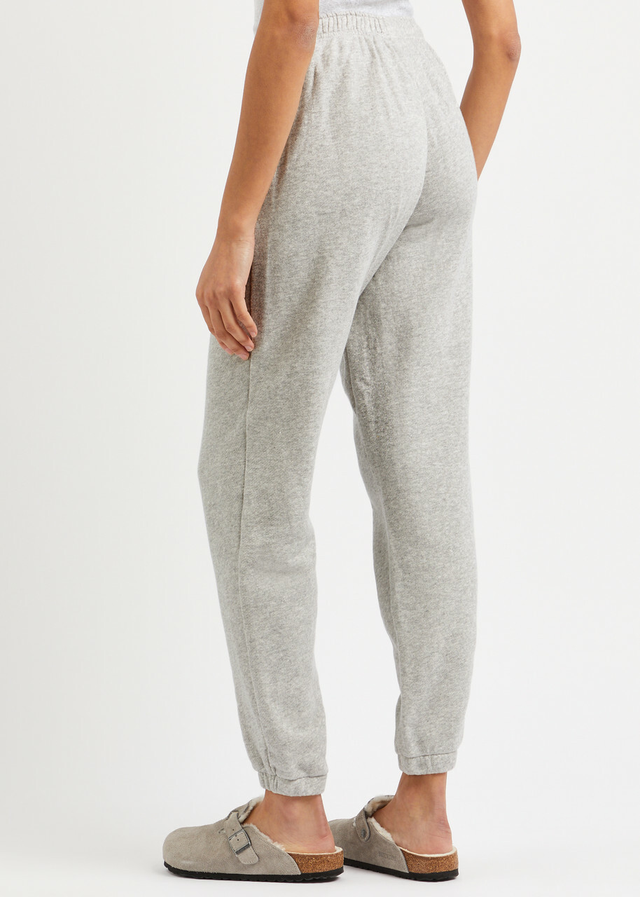 American Vintage Kodytown Logo Cotton Sweatpants Grey