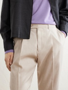 Paul Smith - Straight-Leg Linen and Wool-Blend Trousers - Neutrals