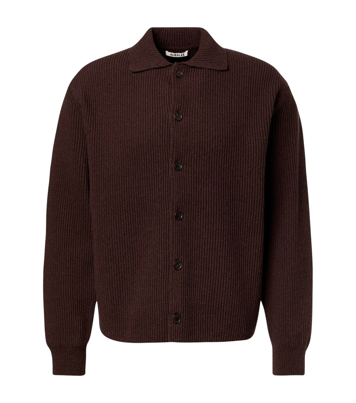 Auralee - Shetland Wool and Cashmere-Blend Cardigan - Black Auralee