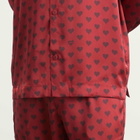 SKIMS Men's Sateen Sleep Set in Red Heart Halfdrop