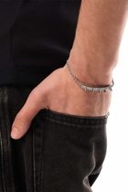 Diesel Stainless Steel ID Bracelet - Bracelets - Unisex - Silver